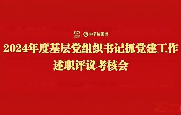 中節(jié)能國禎黨委召開2024年度基層黨組織書記抓黨建工作述職評議考核會
